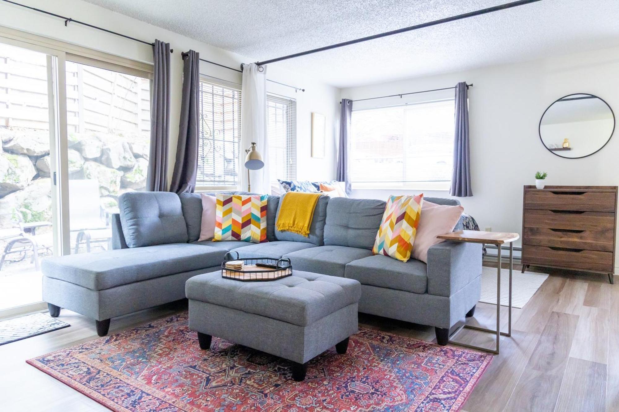 King Bed + Studio! Free Parking, Patio, Wfh Space! Σιάτλ Εξωτερικό φωτογραφία